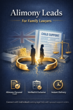 Alimony law leads for Australian lawyers with exclusive family law enquiries and real-time delivery.
