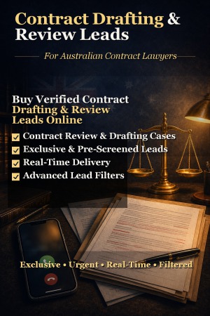 contract drafting & review leads for australian lawyers