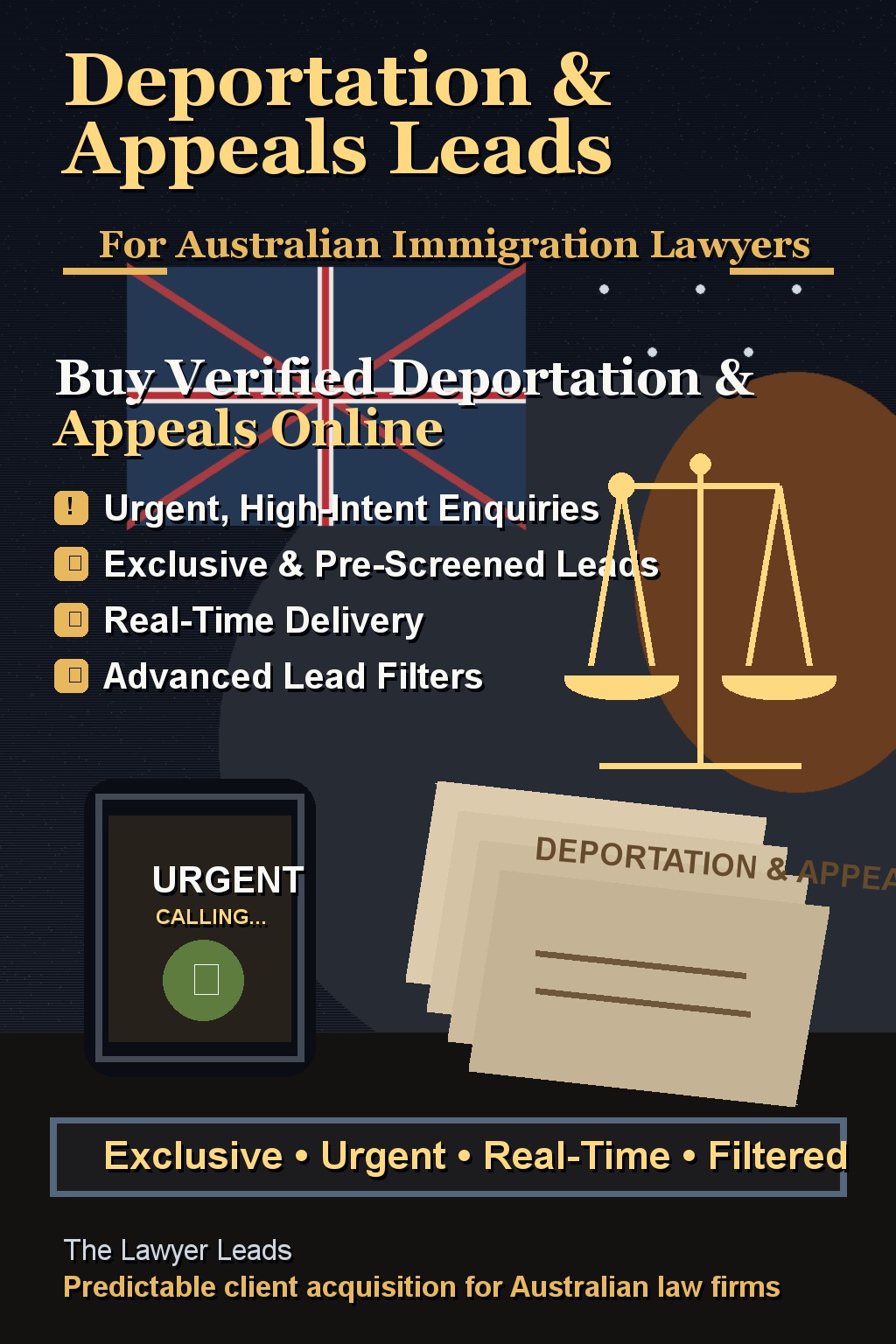 deportation & appeals leads for australian lawyers