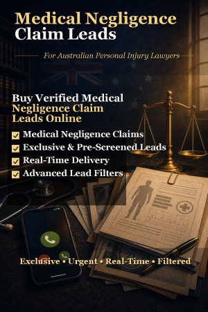 medical negligence claim leads for australian lawyers