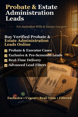 probate & estate administration leads for australian lawyers