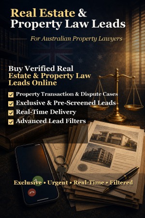 real estate & property law leads for australian lawyers