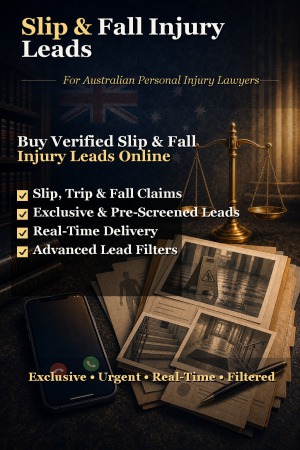 slip & fall injury leads for australian lawyers