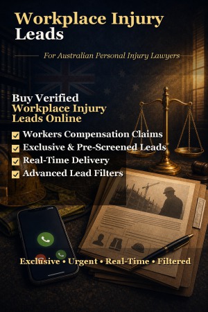 workplace injury leads for australian lawyers