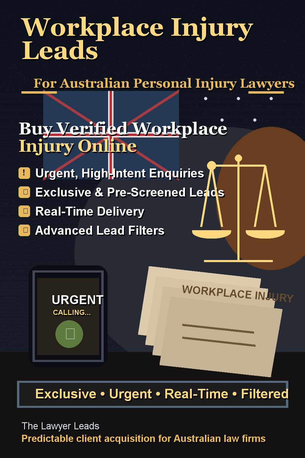 workplace injury leads for australian lawyers