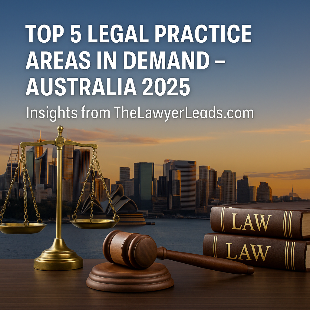 Top 5 Practice Areas Driving Client Inquiries in Australia