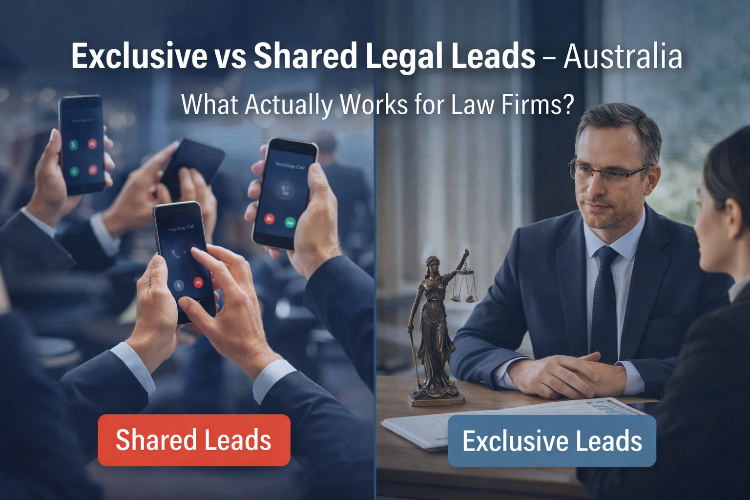 Exclusive vs Shared Legal Leads: What Works Best for Australian Law Firms?