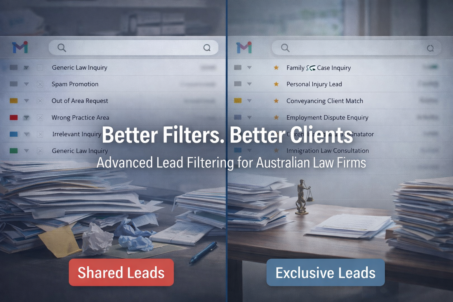 How Advanced Lead Filters Help Australian Law Firms Get Better Clients