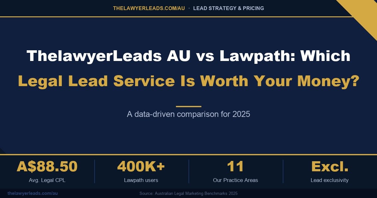ThelawyerLeads AU vs Lawpath: Which Legal Lead Service Is Worth Your Money?