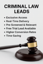 Promotional image for criminal law leads targeting Indian legal professionals