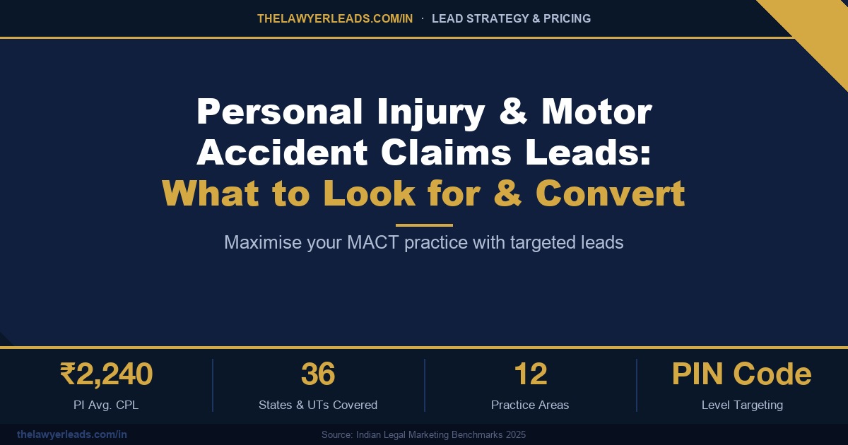 Personal Injury & Motor Accident Claims Leads: What to Look for and How to Convert Them