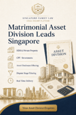 Matrimonial Asset Division Leads Singapore legal leads