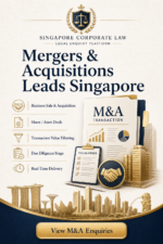Mergers & Acquisitions (M&A) Leads Singapore legal leads