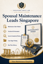 Spousal Maintenance Leads Singapore legal leads