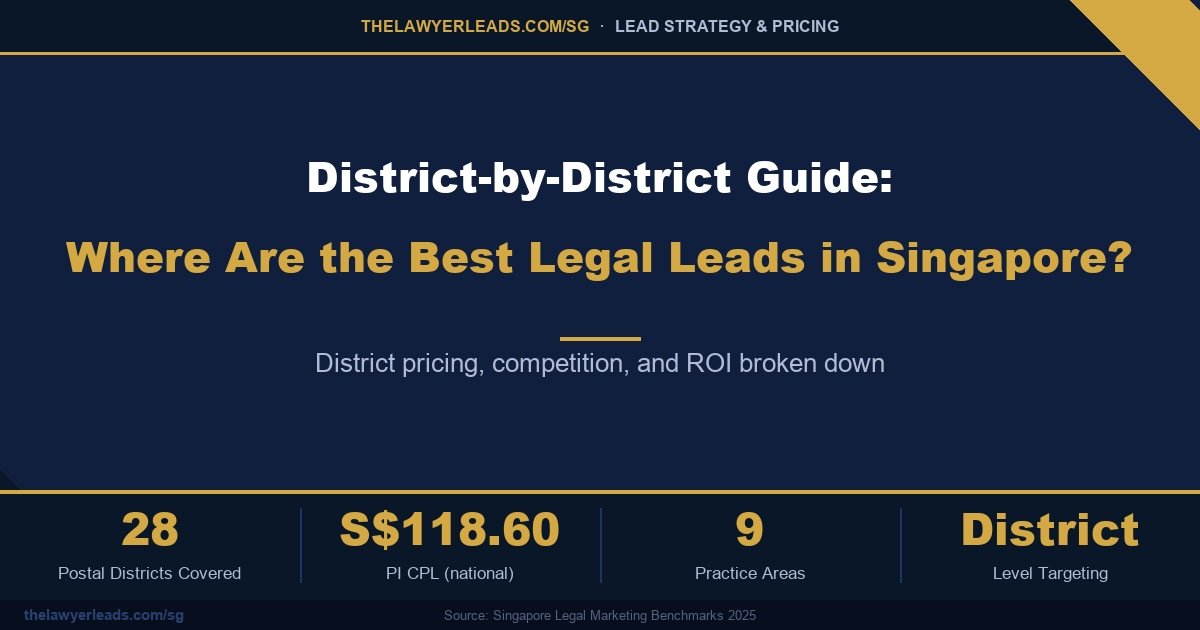 District-by-District Guide: Where Are the Best Legal Leads in Singapore?