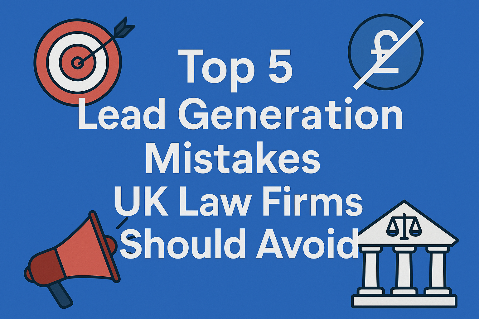 Top 5 Lead Generation Mistakes UK Law Firms Should Avoid