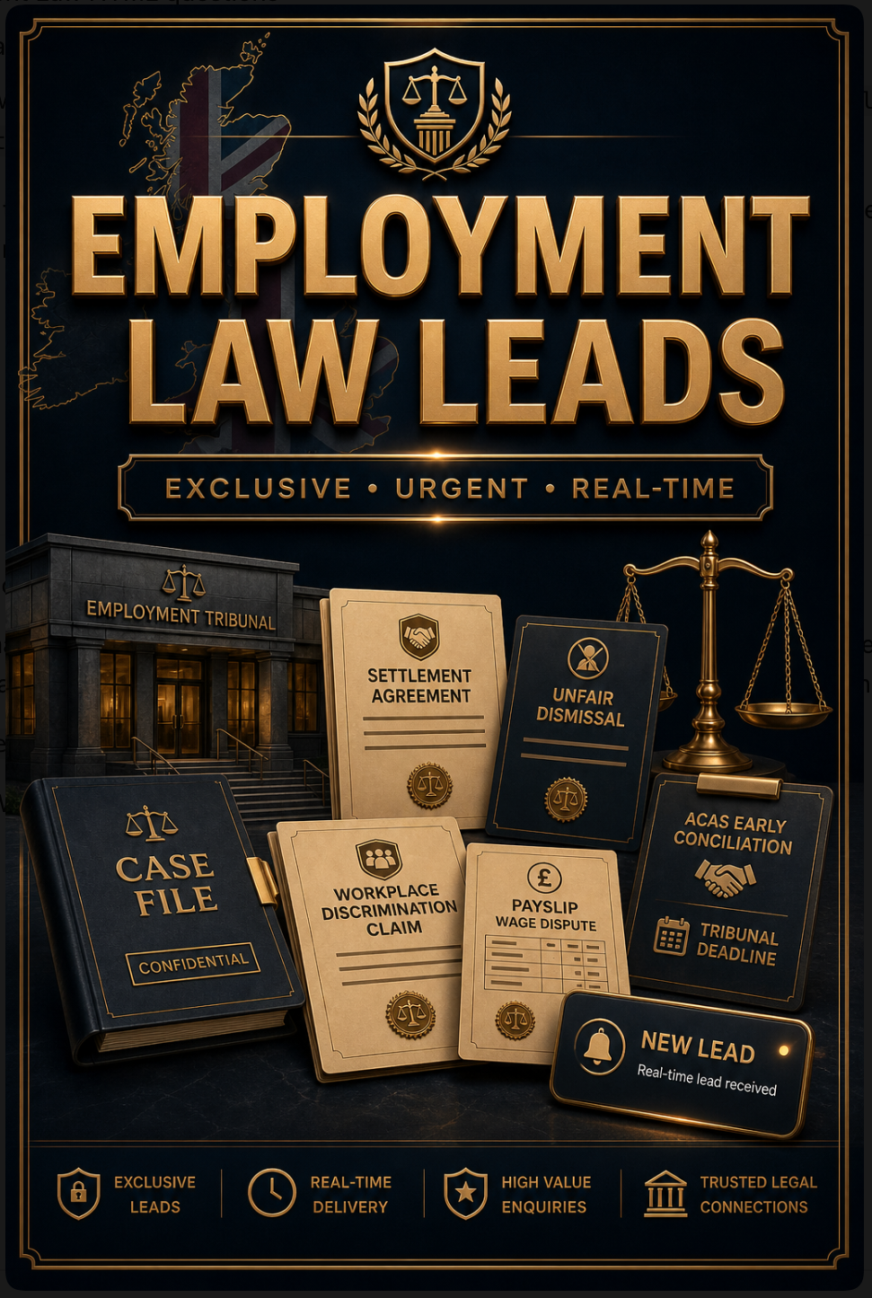 Exclusive Employment Law Leads for solicitors