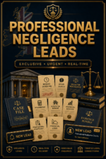 Exclusive Professional Negligence Leads for solicitors