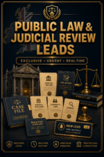Exclusive Public Law and Judicial Review Leads for solicitors