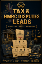 Exclusive Tax and HMRC Disputes Leads for solicitors