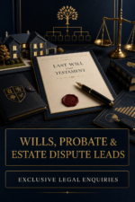 Exclusive Wills, Probate and Estate Disputes Leads for solicitors
