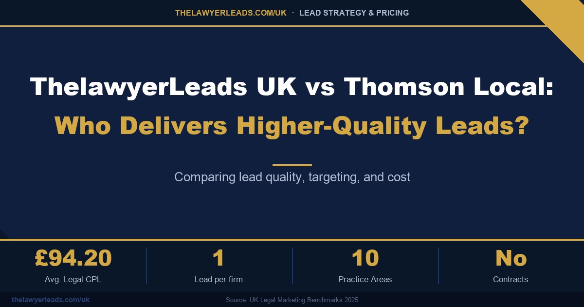 ThelawyerLeads UK vs Thomson Local: Who Delivers Higher-Quality Leads?