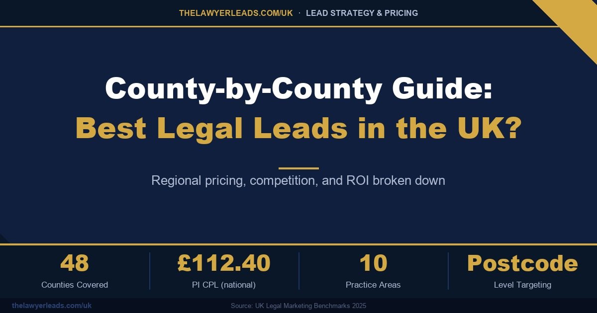 County-by-County Guide: Where Are the Best Legal Leads in the UK?