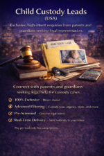 Exclusive Child Custody Leads | Family Law Leads USA