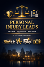 Personal Injury Leads for US lawyers with exclusive real-time injury case enquiries.