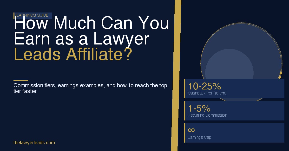 How Much Can You Earn as a Lawyer Leads Affiliate?