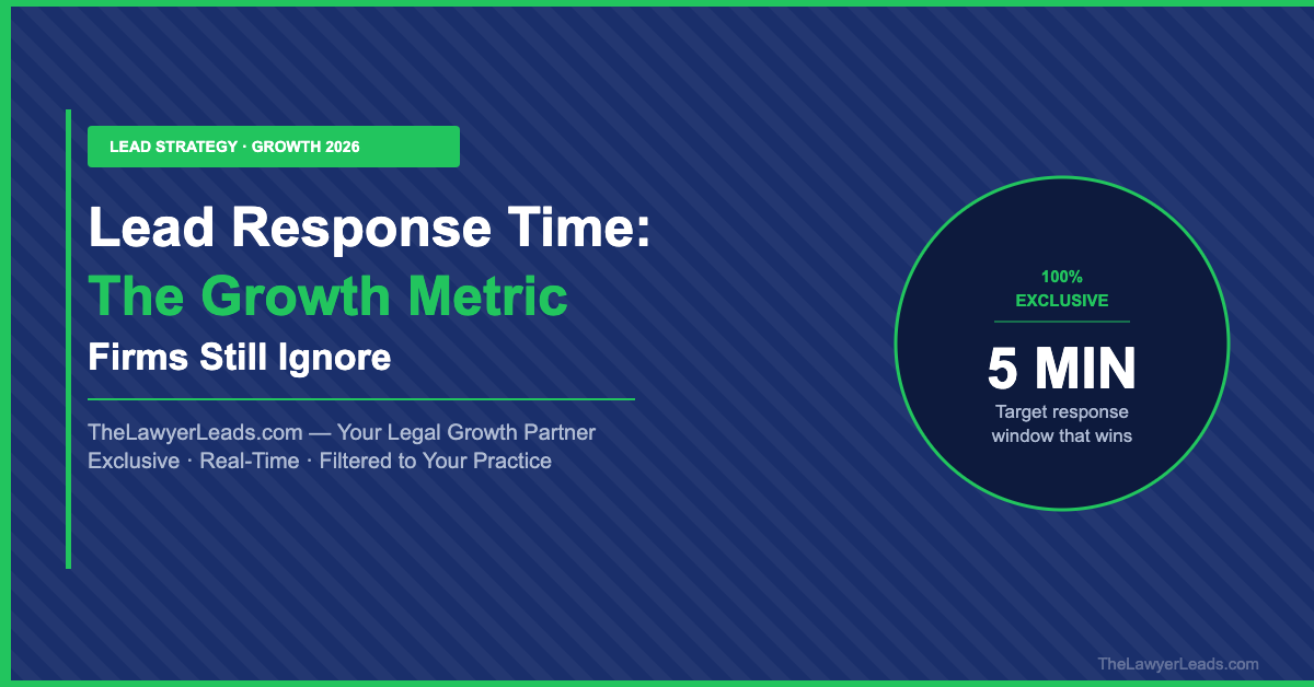 Lead Response Time: The Law Firm Growth Metric Most Firms Still Ignore