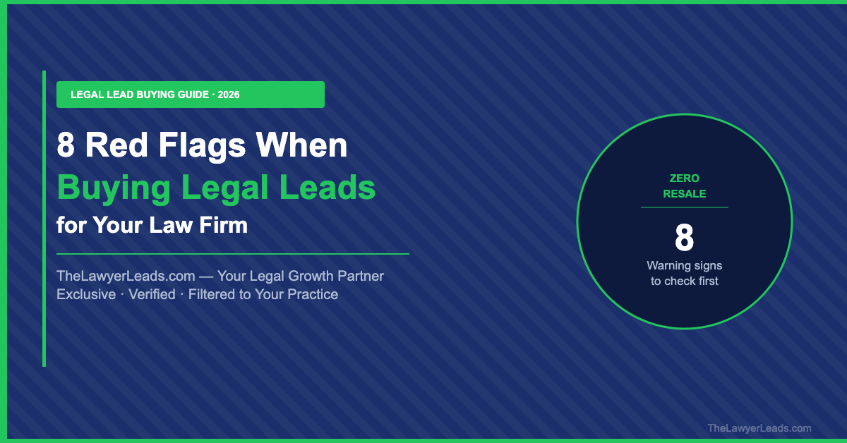 8 Red Flags When Buying Legal Leads (And What to Ask Before You Sign)