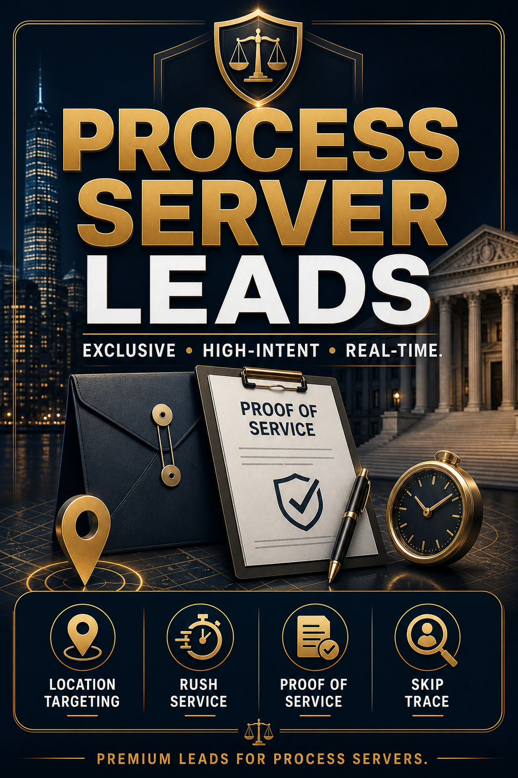 Process Server Leads for Legal Service Providers