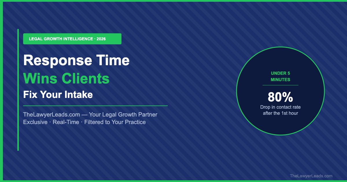 Law Firm Lead Response Time: The Growth Lever Most Firms Ignore