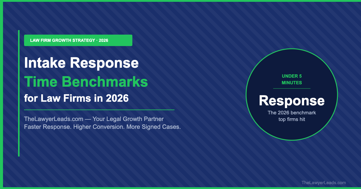 Law Firm Intake Response Time Benchmarks: How Fast Is Fast Enough in 2026?