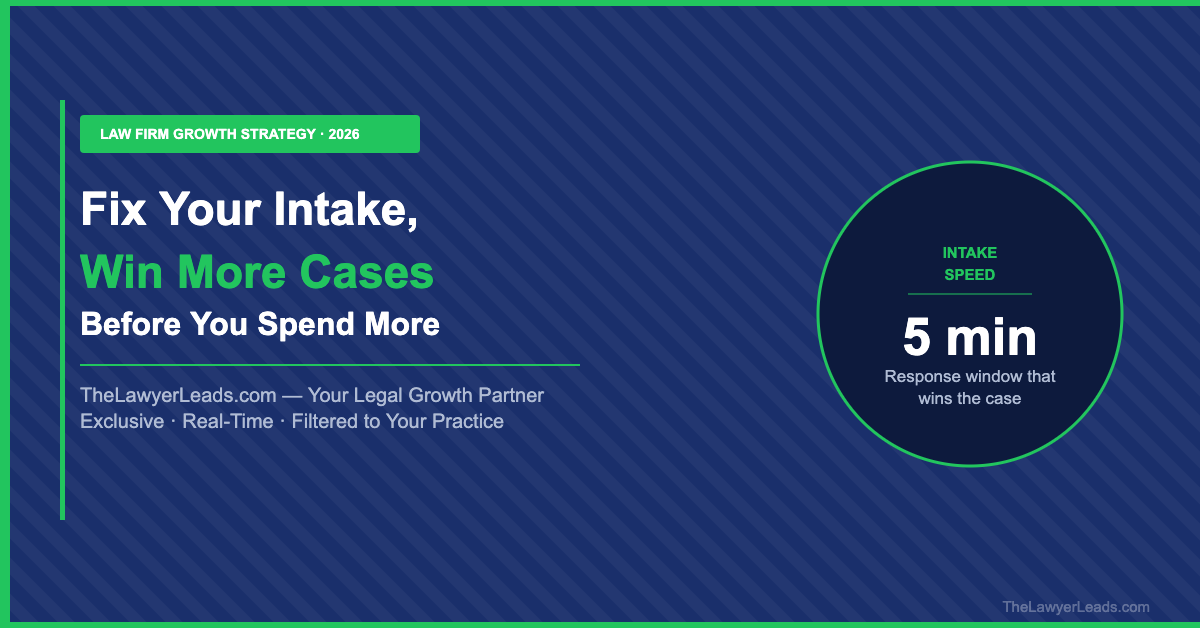 How to Improve Law Firm Intake Conversion Rates and Stop Losing Signed Cases