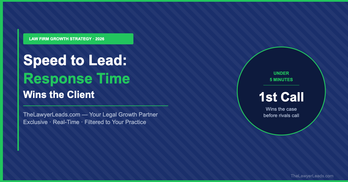 Speed to Lead: Why Response Time Decides Client Acquisition for Law Firms