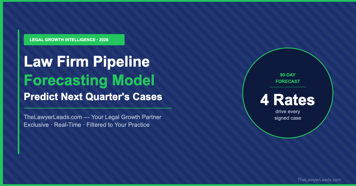 Law Firm Pipeline Forecasting: How to Predict Next Quarter’s Signed Cases